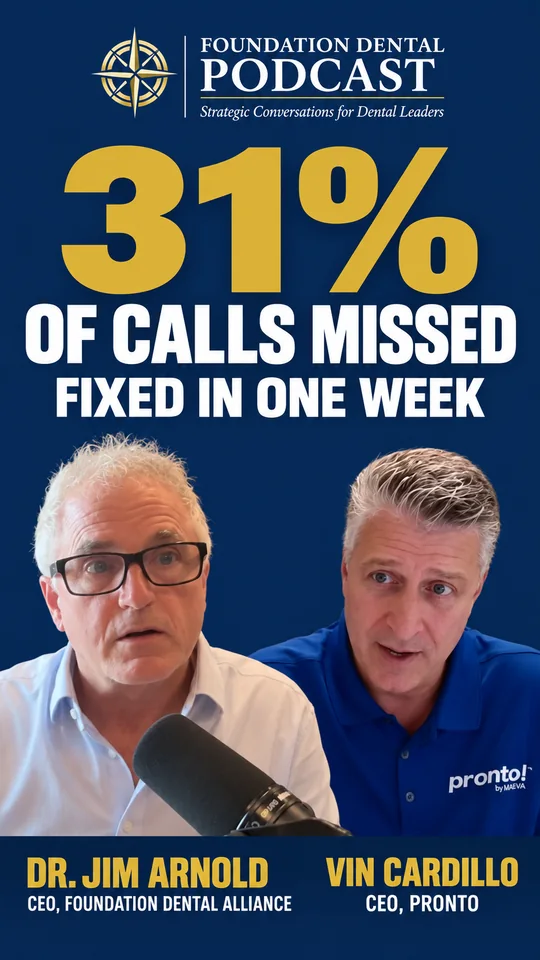 Vertical clip thumbnail: 31% of calls missed, fixed in one week