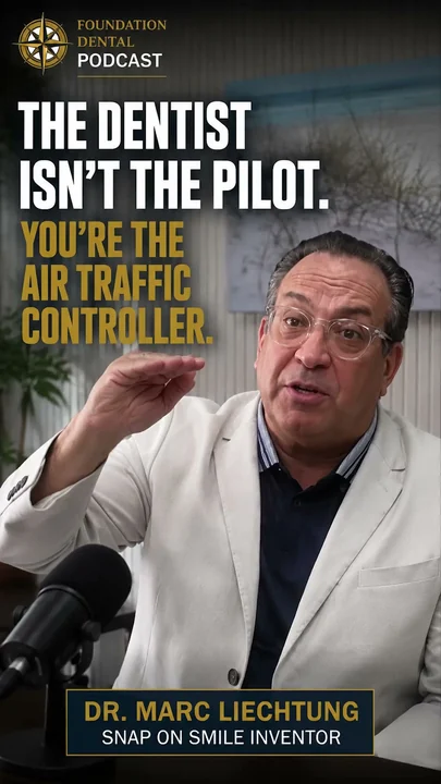 The dentist isn’t the pilot. You’re the air traffic controller