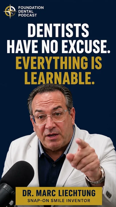 Dentists have no excuse anymore. Everything is learnable
